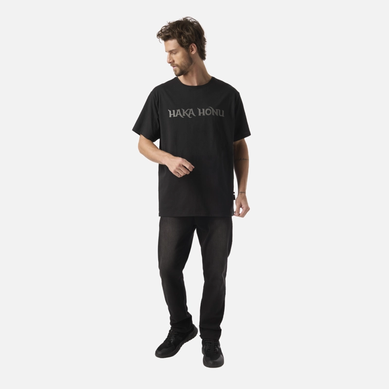 POLERA HOMBRE LOGO NEGRO HAKA HONU - 5