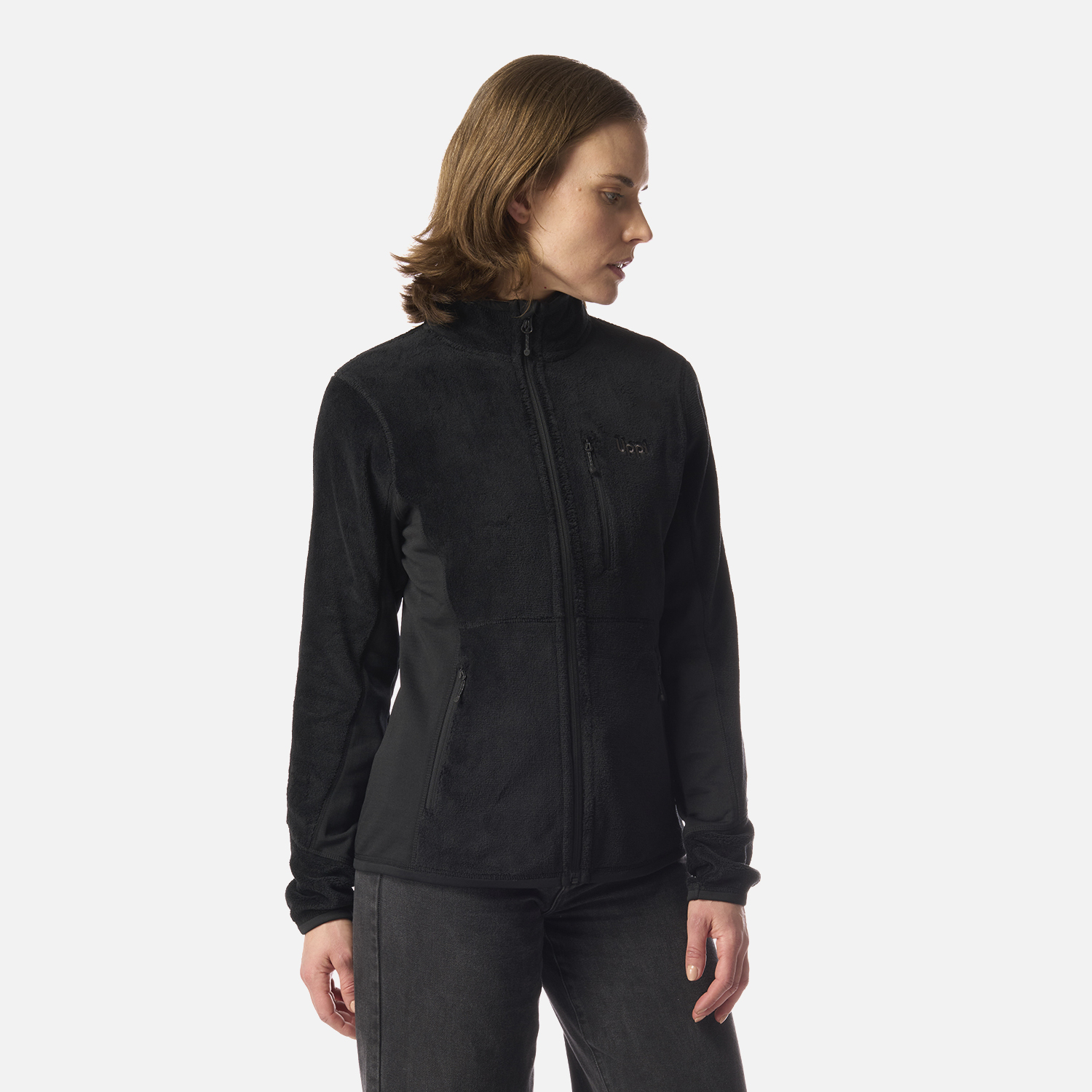 LIPPI POLAR MUJER NUMAN SHAGGY-PRO JACKET NEGRO LIPPI I26