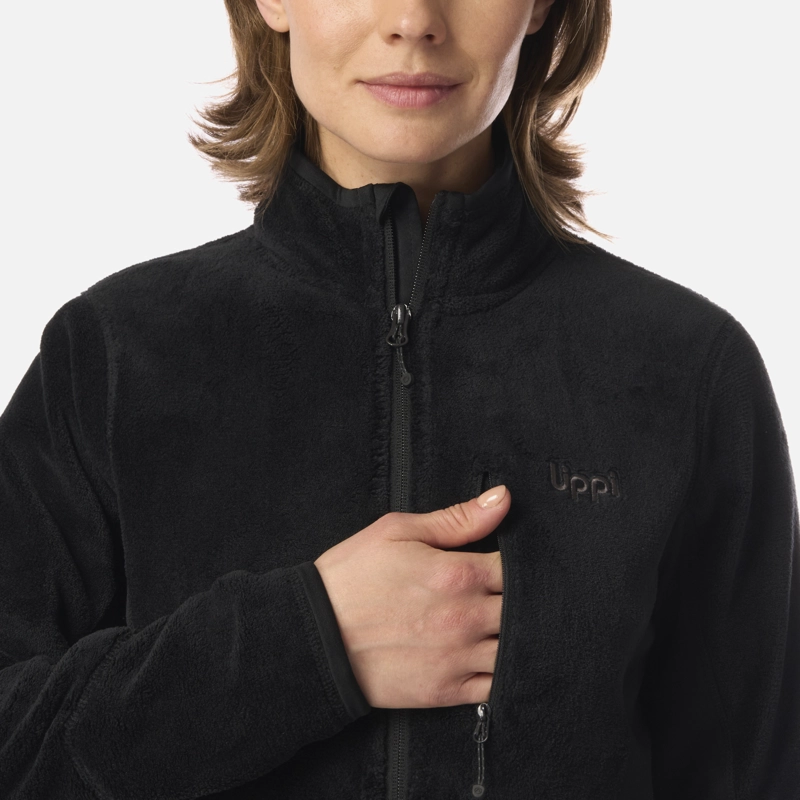 POLAR MUJER NUMAN SHAGGY-PRO JACKET NEGRO LIPPI I26 - 4