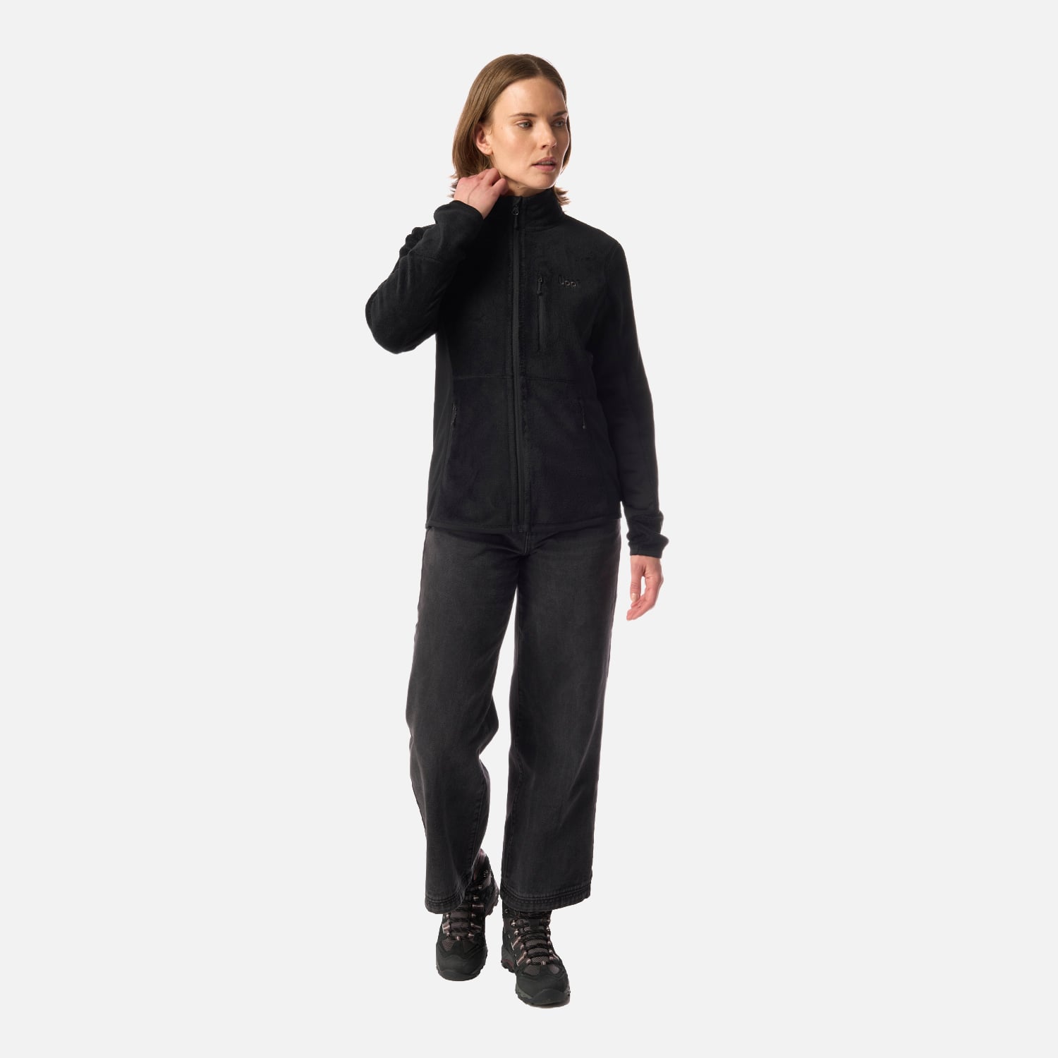 POLAR MUJER NUMAN SHAGGY-PRO JACKET NEGRO LIPPI I26 - 6
