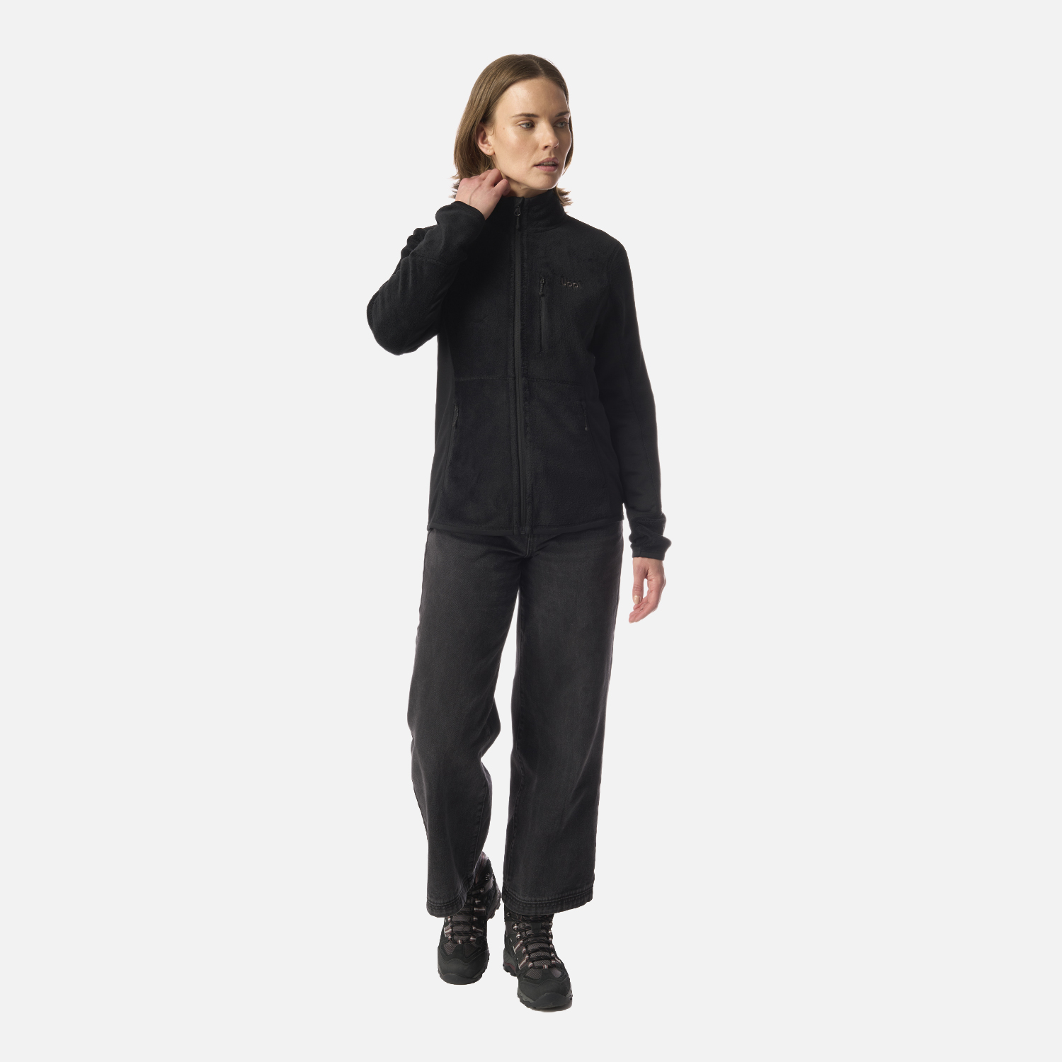 POLAR MUJER NUMAN SHAGGY-PRO JACKET NEGRO LIPPI I26 - 6