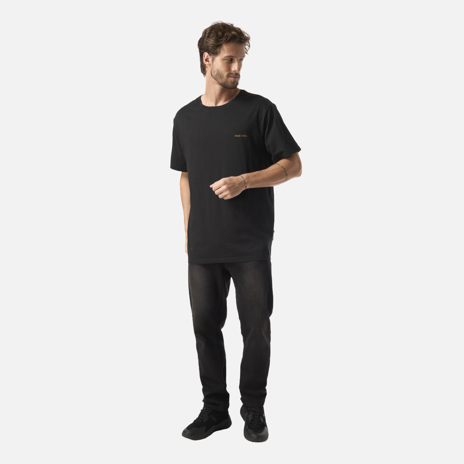POLERA HOMBRE POLO NEGRO HAKA HONU - 5