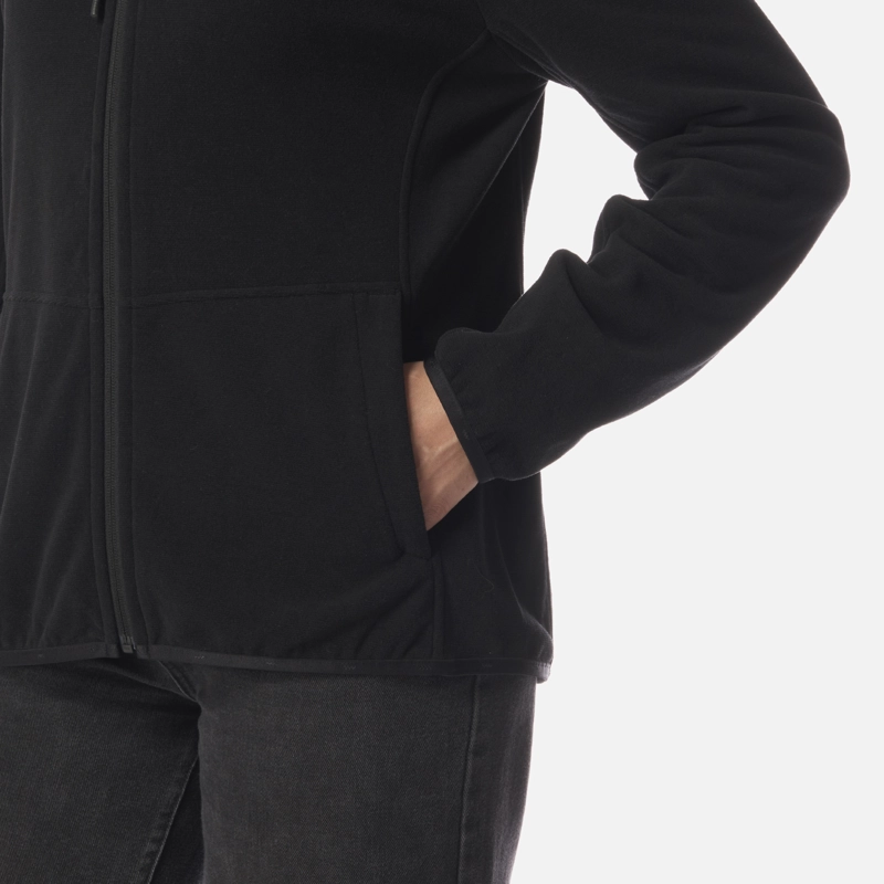 POLAR MUJER STRIPES NANO-F FULL ZIP HOODY NEGRO LIPPI I26 - 5