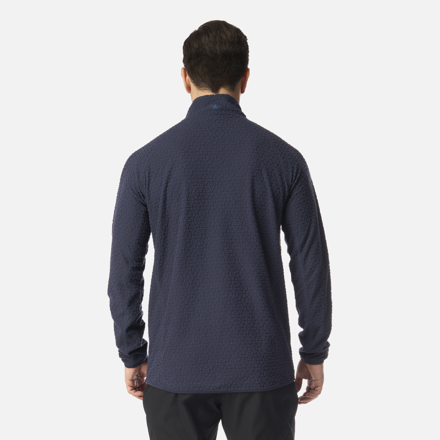 POLERON HOMBRE JACARANDA NANO-F 1/4 ZIP AZUL MARINO LIPPI I26 - 3