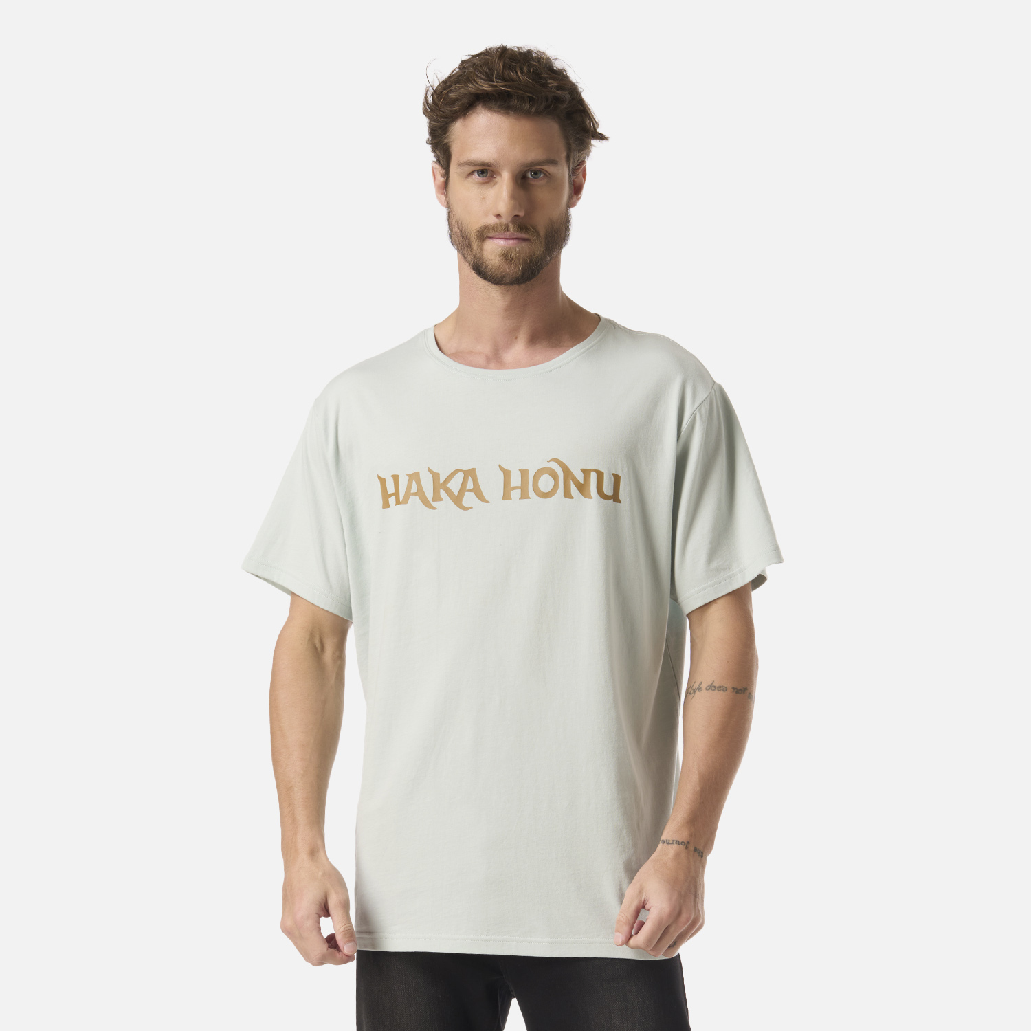 POLERA HOMBRE LOGO CELESTE HAKA HONU - 1