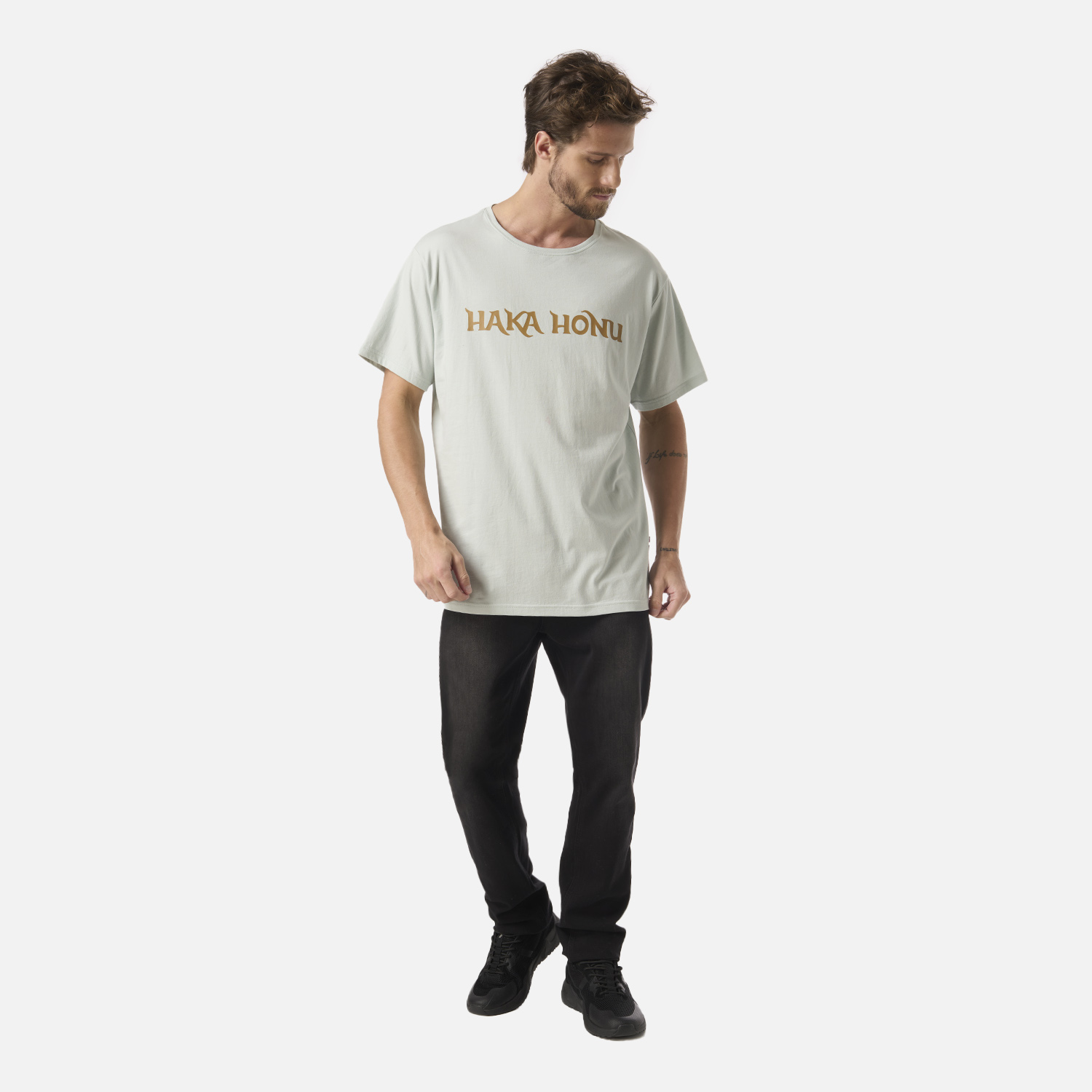 POLERA HOMBRE LOGO CELESTE HAKA HONU - 5