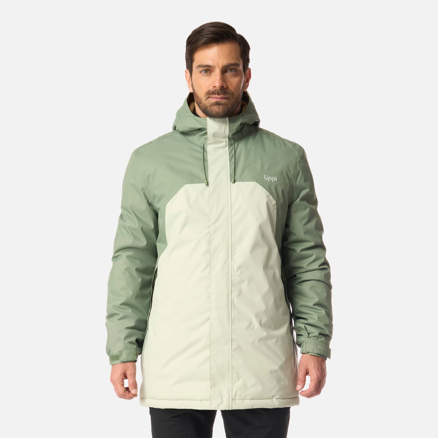 CHAQUETA HOMBRE GUNTHER B-DRY HOODY JACKET JADE OSCURO LIPPI I26 - 1