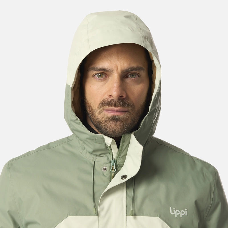 CHAQUETA HOMBRE GUNTHER B-DRY HOODY JACKET JADE OSCURO LIPPI I26 - 4