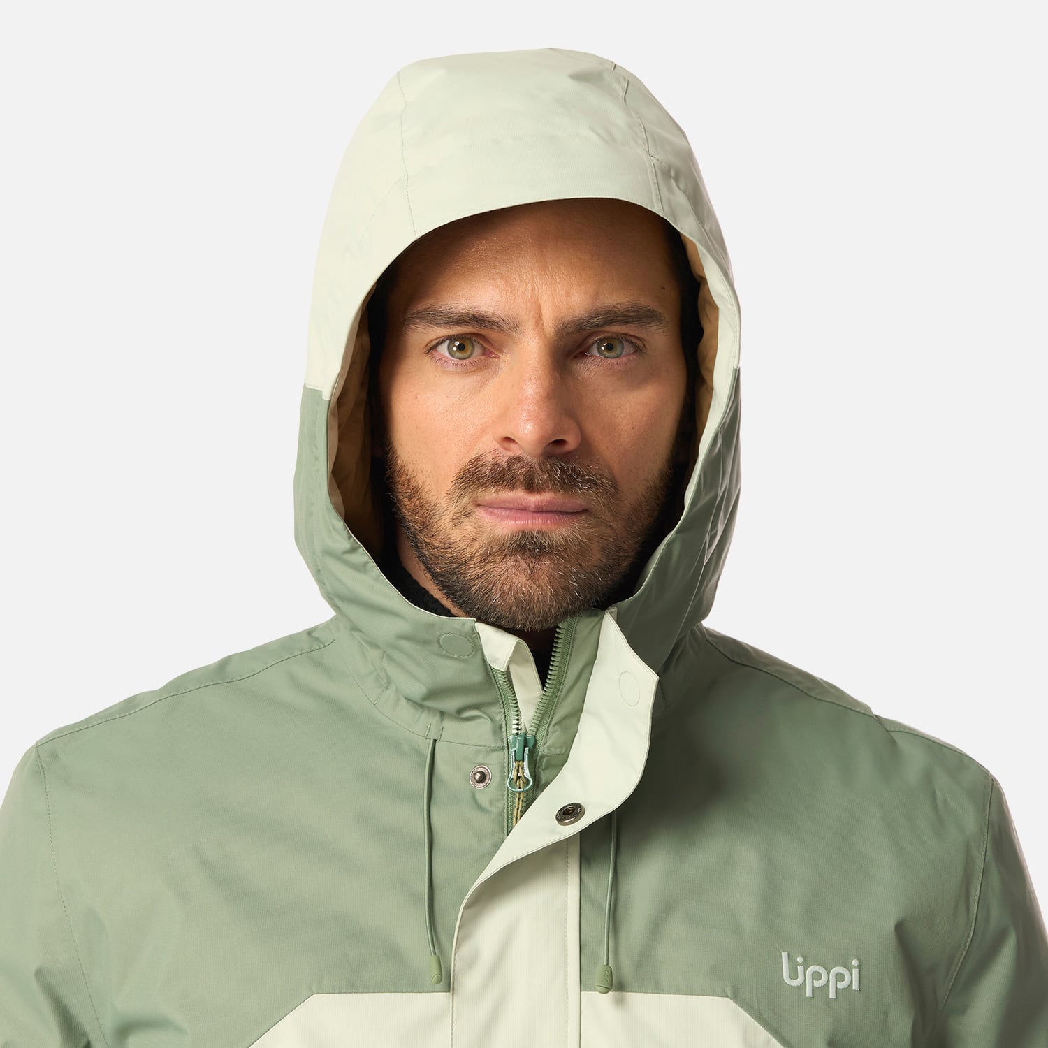 CHAQUETA HOMBRE GUNTHER B-DRY HOODY JACKET JADE OSCURO LIPPI I26 - 4