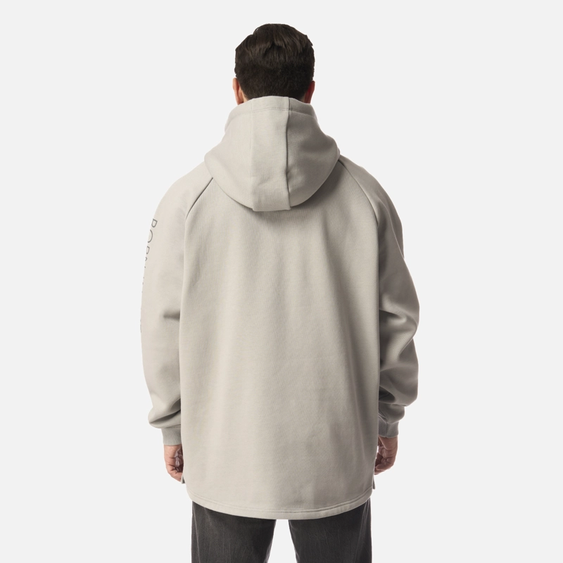 POLERON HOMBRE HEAVY DUTY HOODY SWEATSHIRT GRIS LIPPI I26 - 3