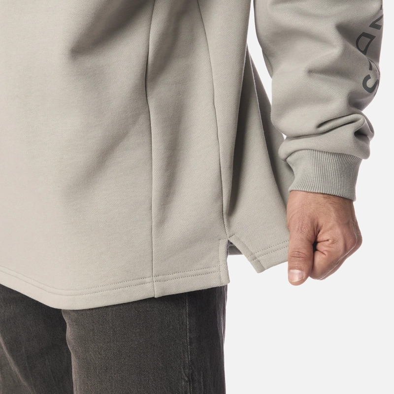 POLERON HOMBRE HEAVY DUTY HOODY SWEATSHIRT GRIS LIPPI I26 - 5