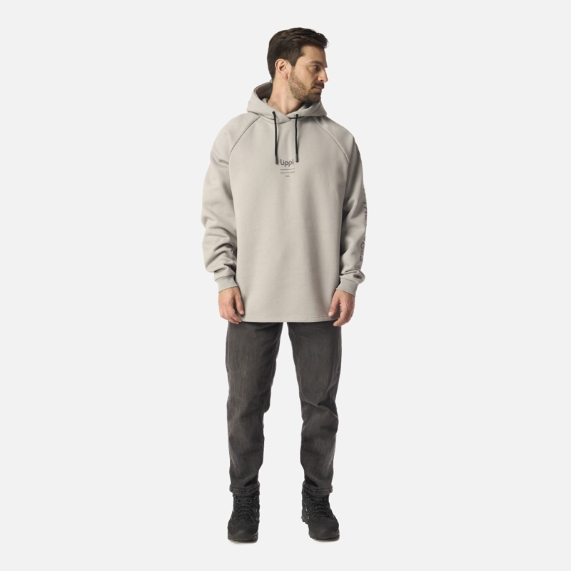 POLERON HOMBRE HEAVY DUTY HOODY SWEATSHIRT GRIS LIPPI I26 - 6