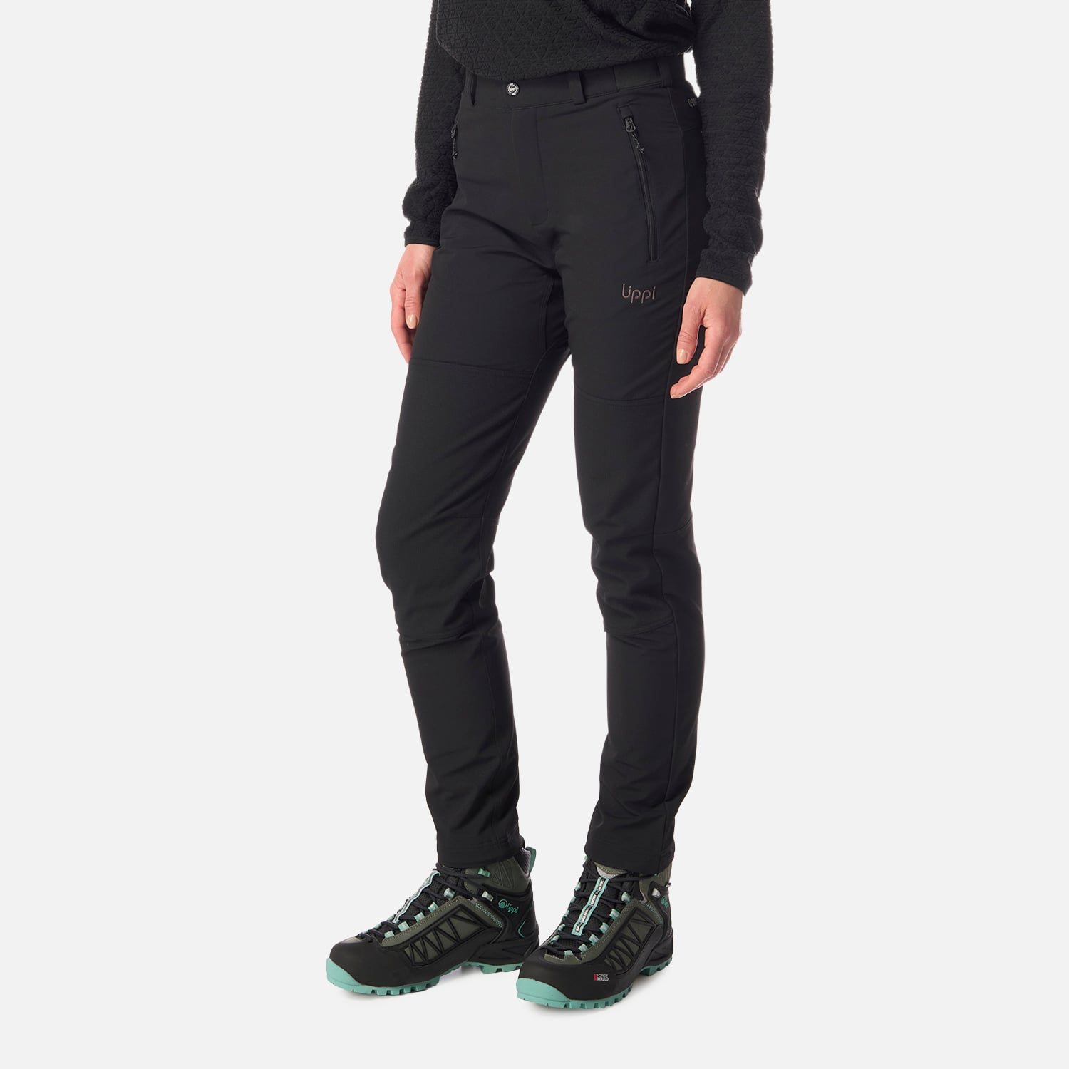 PANTALON MUJER SHELTER SOFTSHELL PANTS NEGRO LIPPI I26 - 2