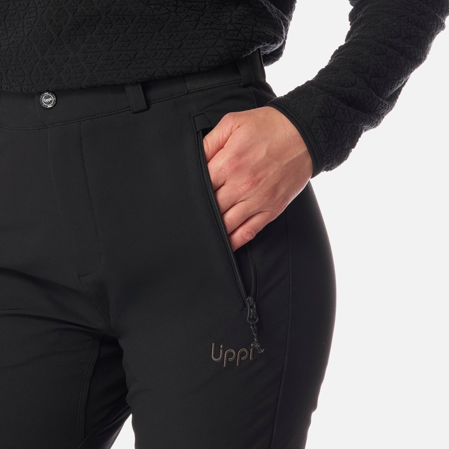 PANTALON MUJER SHELTER SOFTSHELL PANTS NEGRO LIPPI I26 - 4
