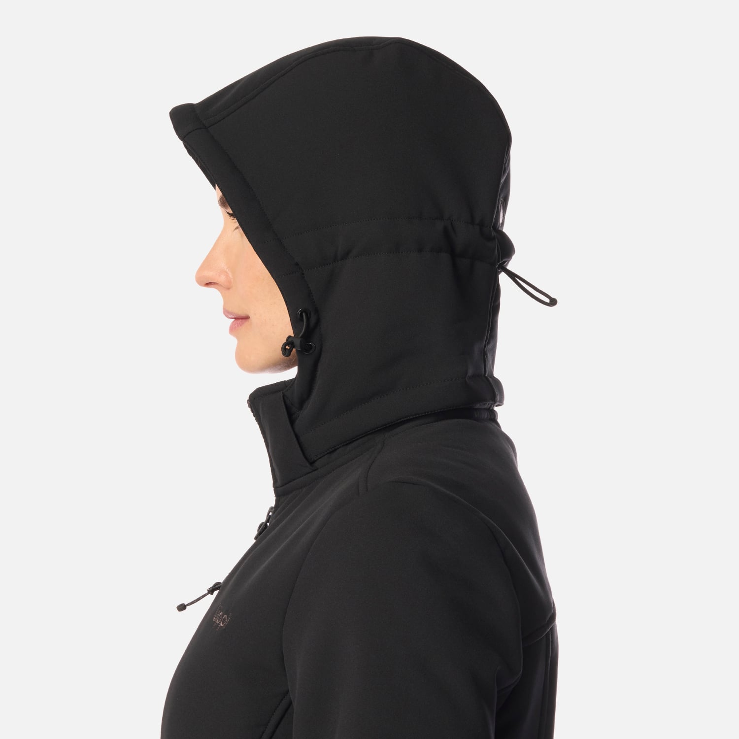 CHAQUETA MUJER MACAYA SOFTSHELL HOODY JACKET NEGRO LIPPI I26 - 8