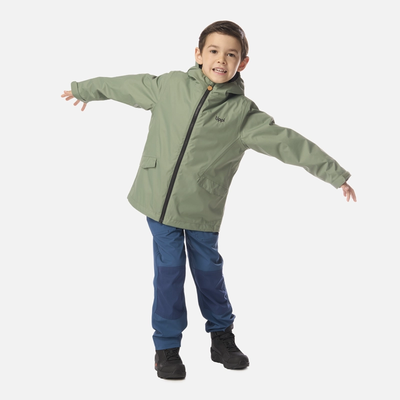 CHAQUETA NIÑO SNOWBALL FUSION-3 HOODY JACKET JADE OSCURO LIPPI I26 - 8