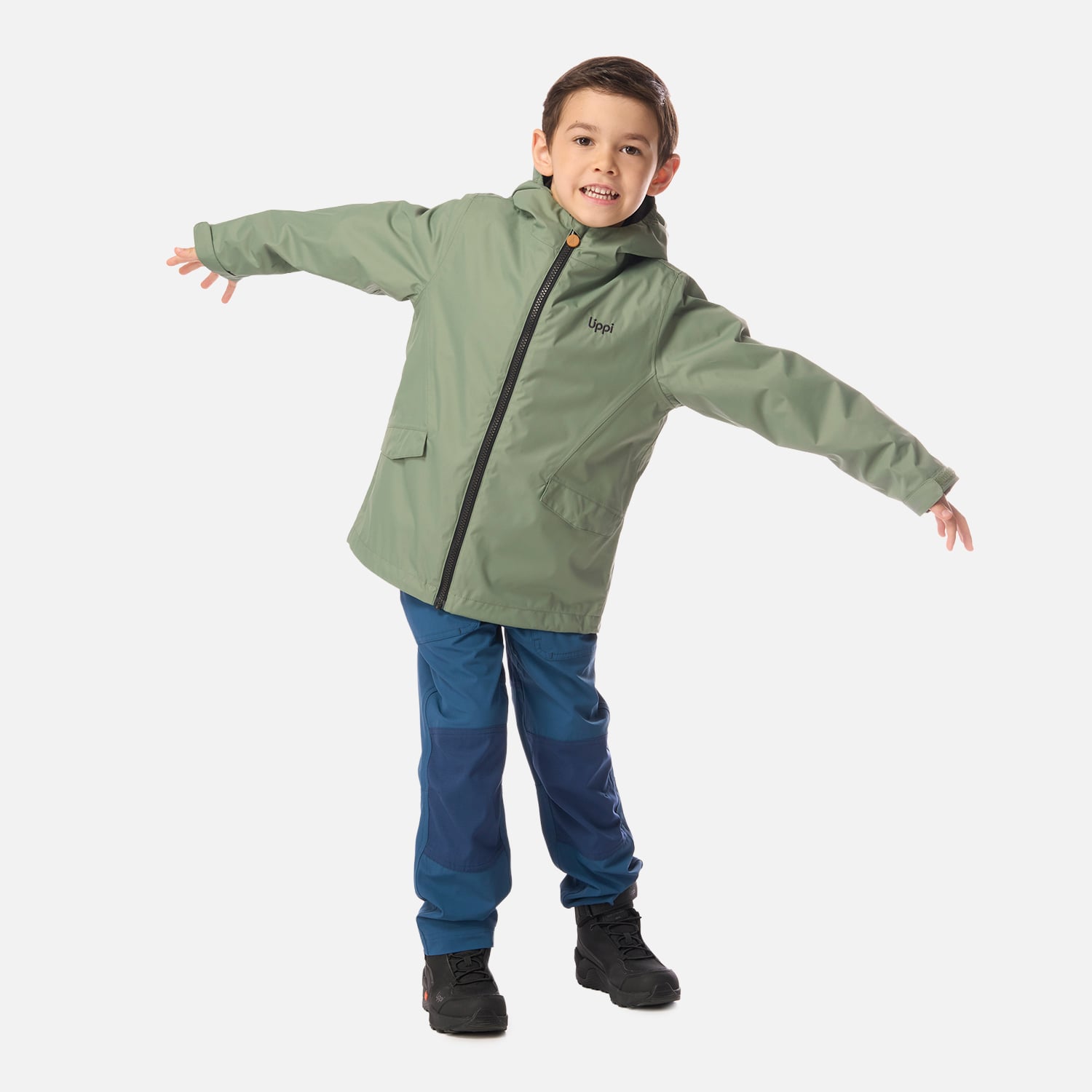 CHAQUETA NIÑO SNOWBALL FUSION-3 HOODY JACKET JADE OSCURO LIPPI I26 - 8