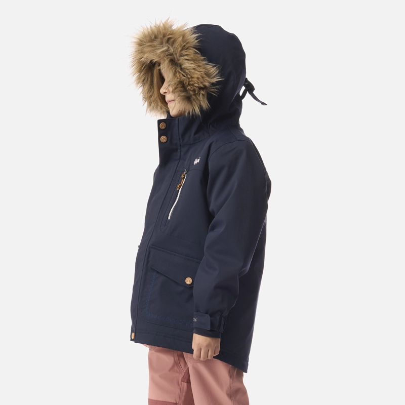CHAQUETA NIÑA ROBLE B-DRY HOODY JACKET AZUL MARINO LIPPI I26 - 2