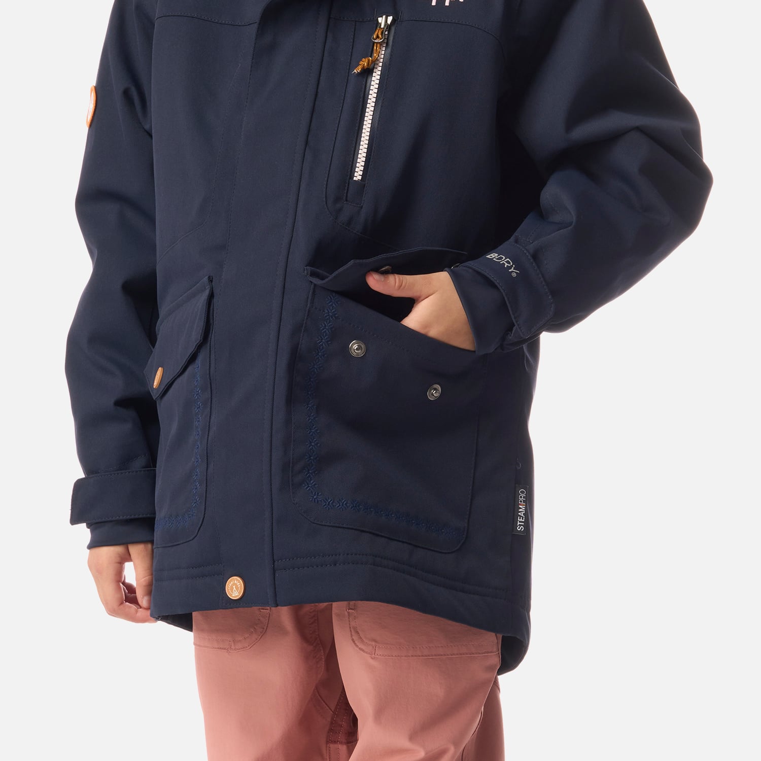 CHAQUETA NIÑA ROBLE B-DRY HOODY JACKET AZUL MARINO LIPPI I26 - 4