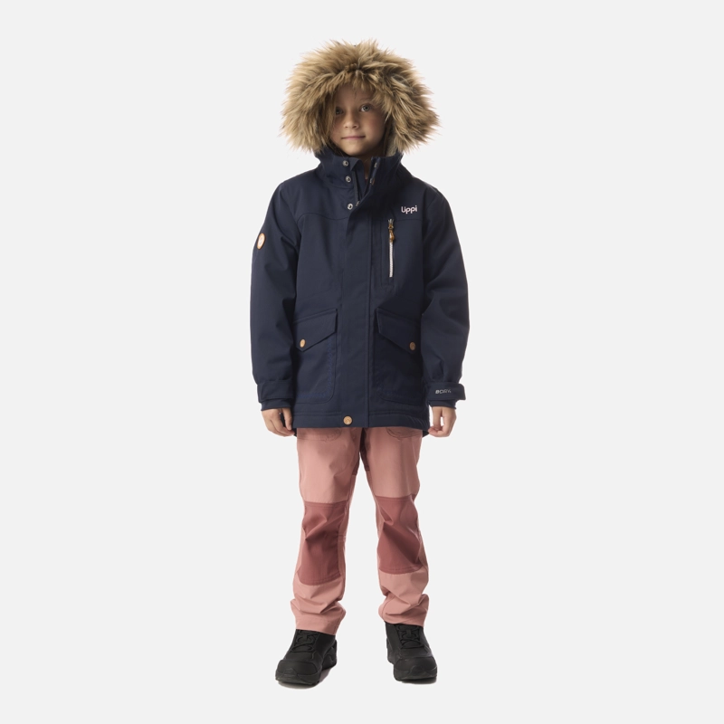 CHAQUETA NIÑA ROBLE B-DRY HOODY JACKET AZUL MARINO LIPPI I26 - 5
