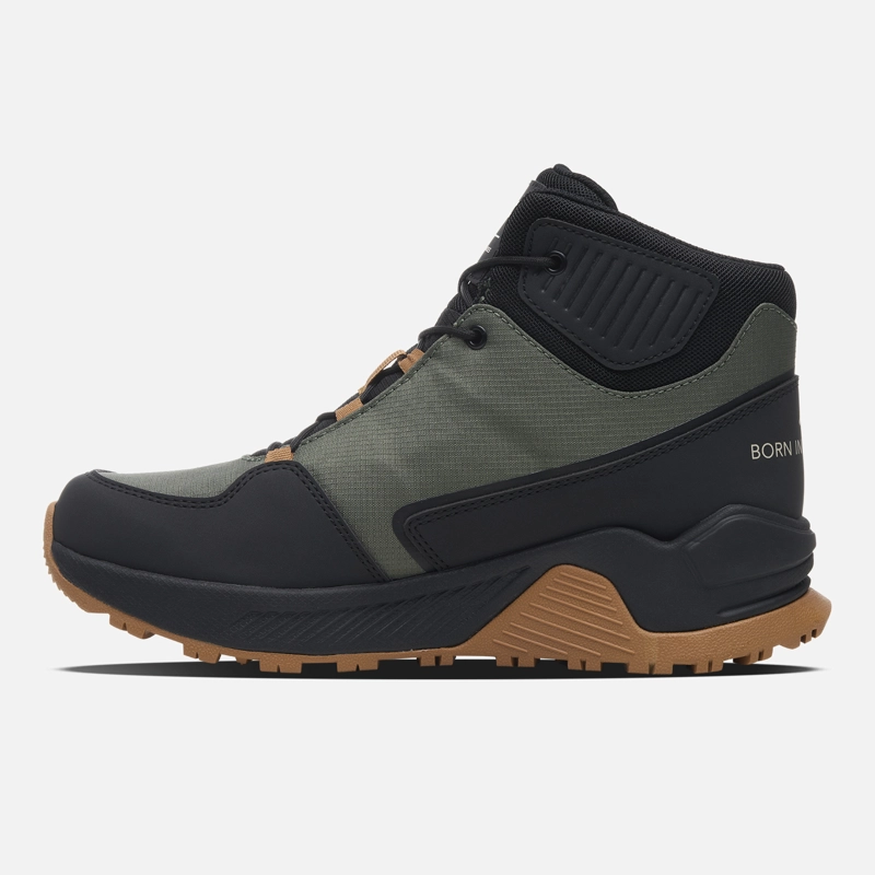 ZAPATILLA TEEN BOY MOTION MID TEEN B-DRY VERDE MILITAR LIPPI I26 - 2