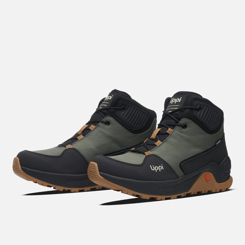 ZAPATILLA TEEN BOY MOTION MID TEEN B-DRY VERDE MILITAR LIPPI I26 - 4