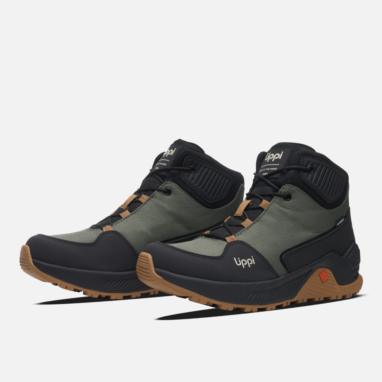 ZAPATILLA TEEN BOY MOTION MID TEEN B-DRY VERDE MILITAR LIPPI I26 - 4