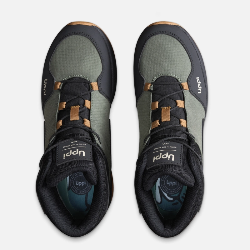 ZAPATILLA TEEN BOY MOTION MID TEEN B-DRY VERDE MILITAR LIPPI I26 - 6
