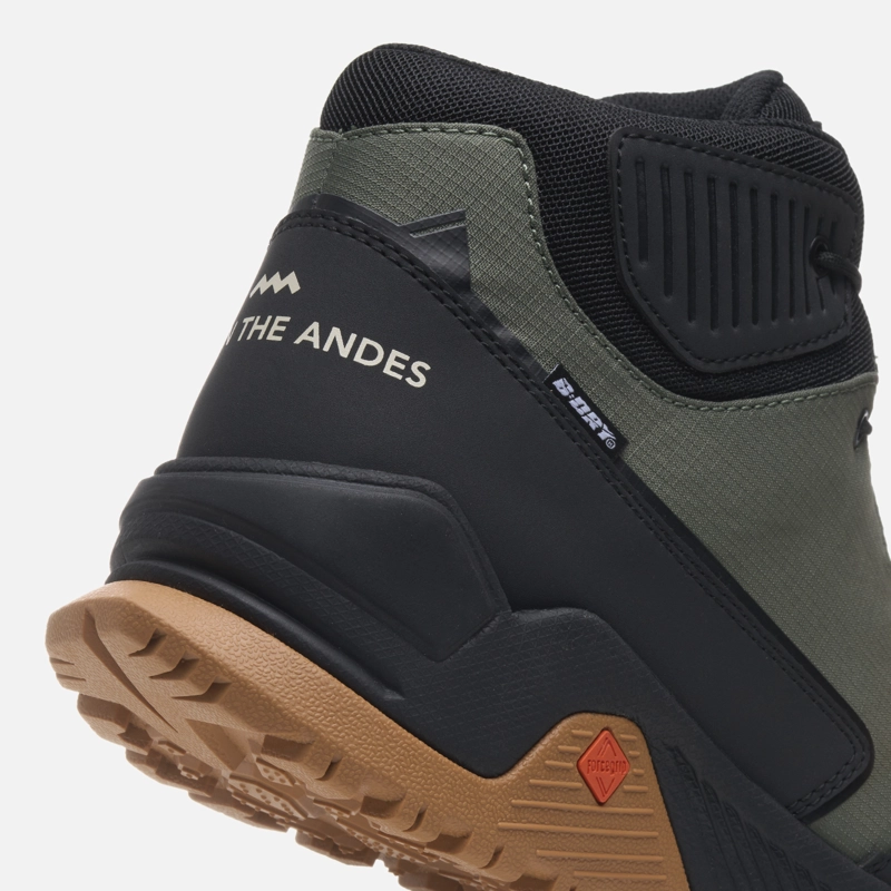 ZAPATILLA TEEN BOY MOTION MID TEEN B-DRY VERDE MILITAR LIPPI I26 - 8