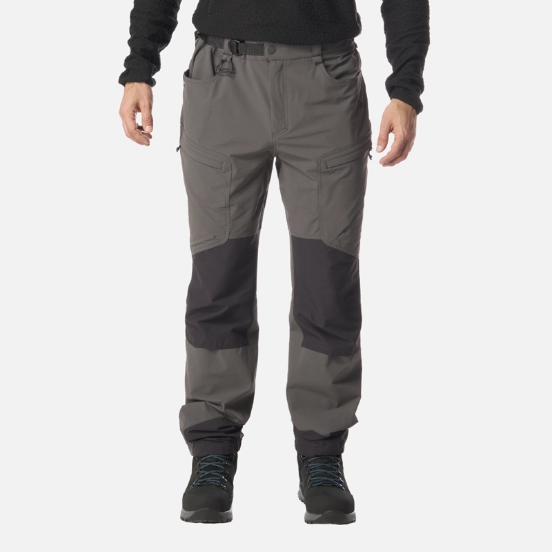 LIPPI PANTALON HOMBRE WOLLASTON MOUNTAIN Q-DRY REGULAR FIT PANTS GRIS MEDIO LIPPI