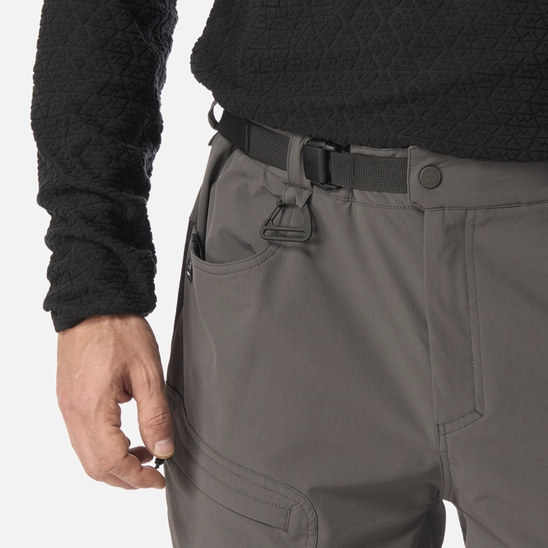 PANTALON HOMBRE WOLLASTON MOUNTAIN Q-DRY REGULAR FIT PANTS GRIS MEDIO LIPPI - 5