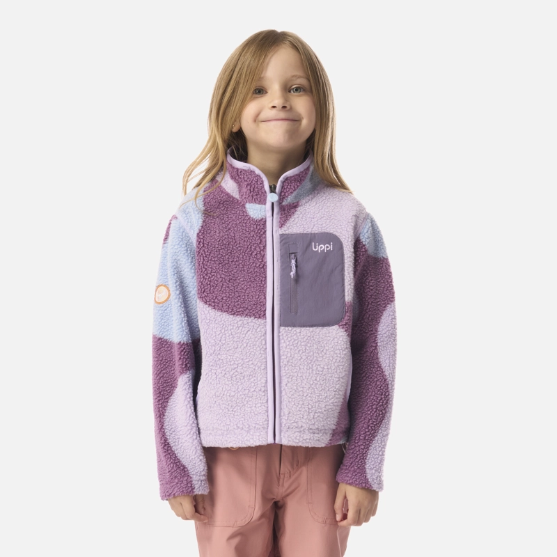 POLAR NIÑA GLACIAR SHERPA-PRO JACKET PRINT PURPURA LIPPI I26 - 1