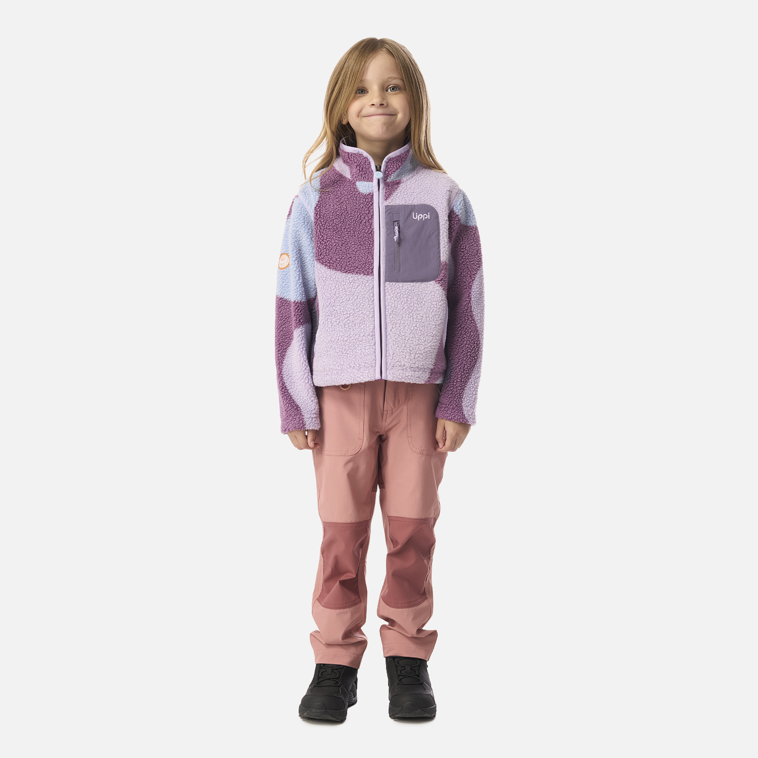 POLAR NIÑA GLACIAR SHERPA-PRO JACKET PRINT PURPURA LIPPI I26 - 5