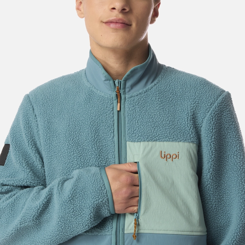 POLAR TEEN BOY GLACIAR SHERPA-PRO JACKET PETROLEO CLARO LIPPI I26 - 4