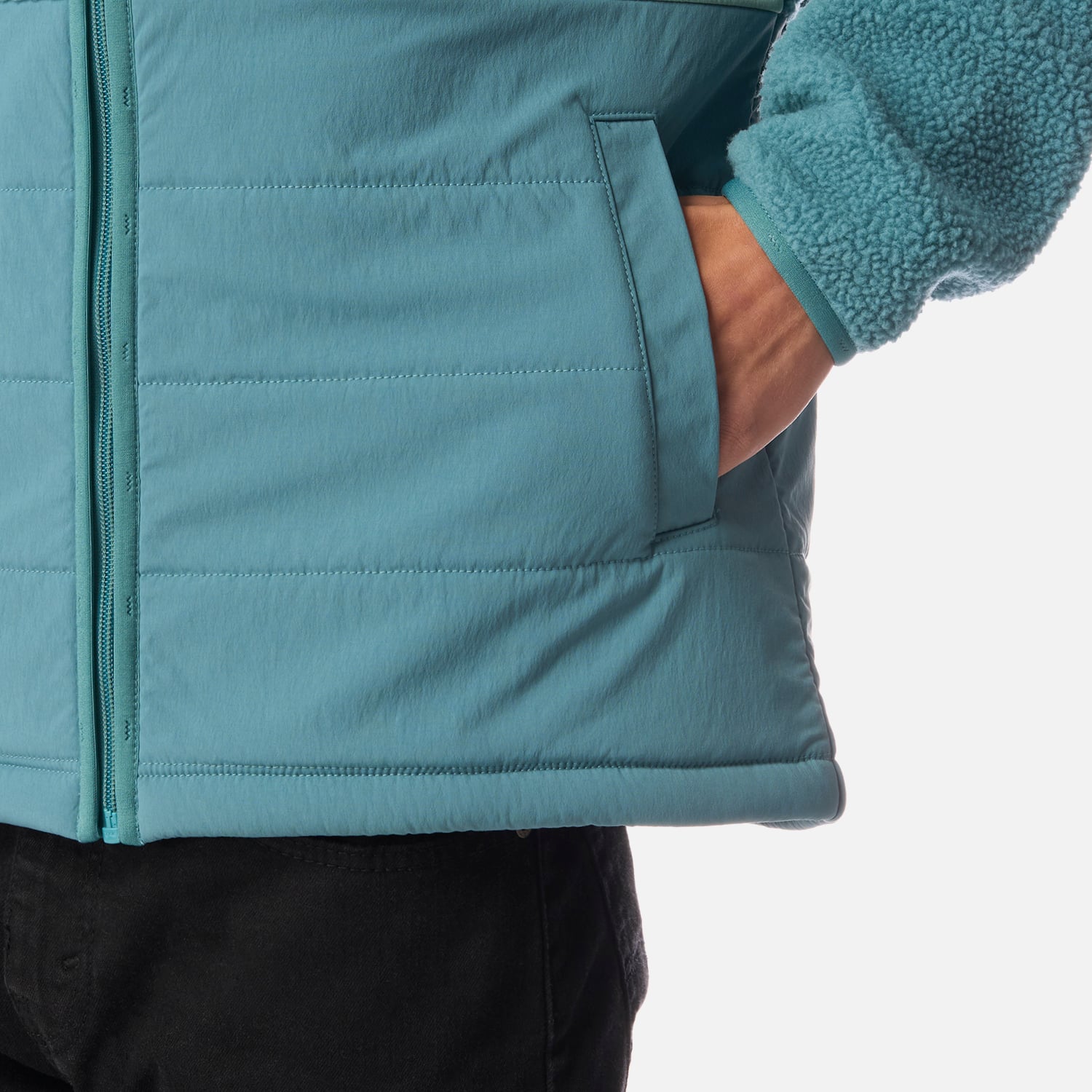 POLAR TEEN BOY GLACIAR SHERPA-PRO JACKET PETROLEO CLARO LIPPI I26 - 5