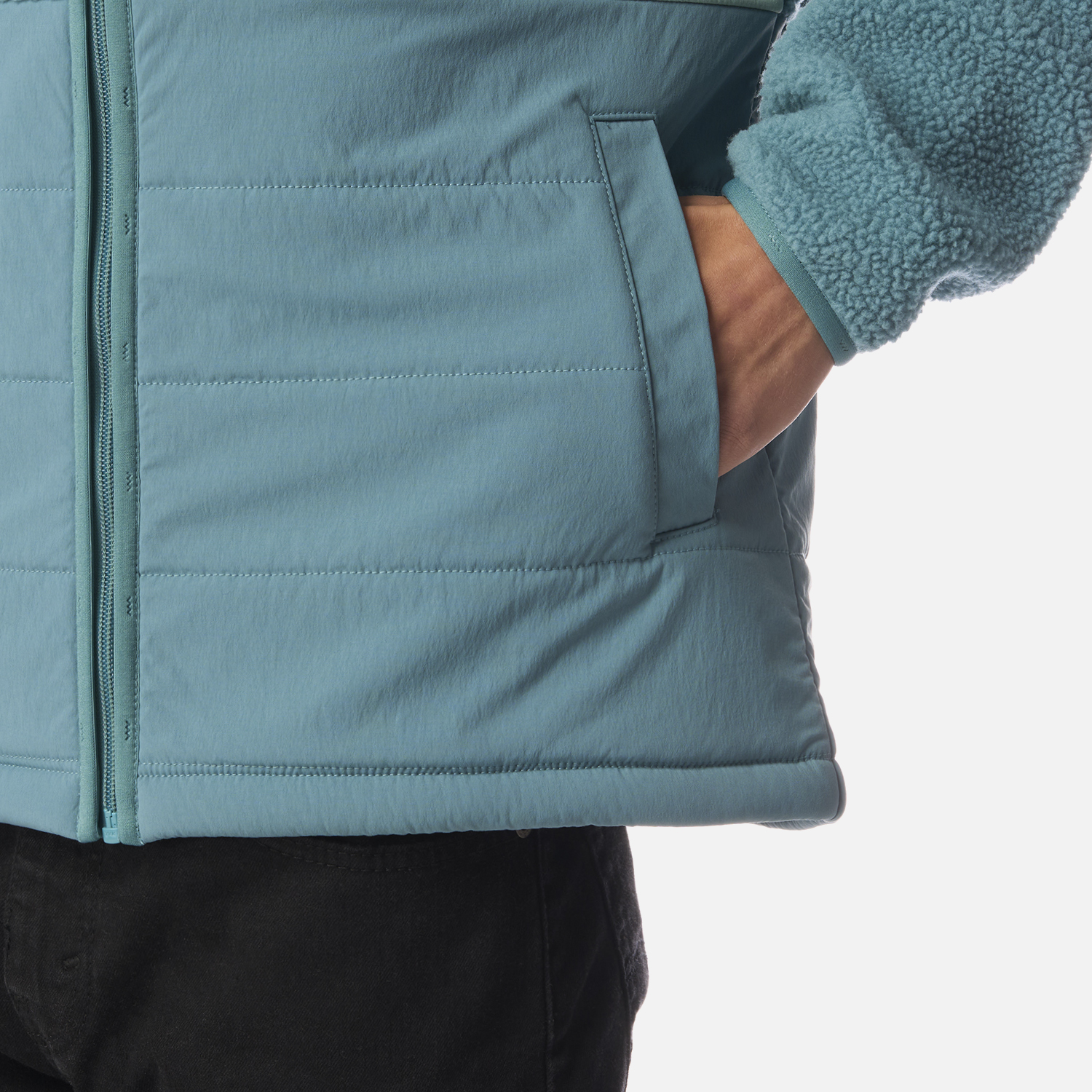 POLAR TEEN BOY GLACIAR SHERPA-PRO JACKET PETROLEO CLARO LIPPI I26 - 5