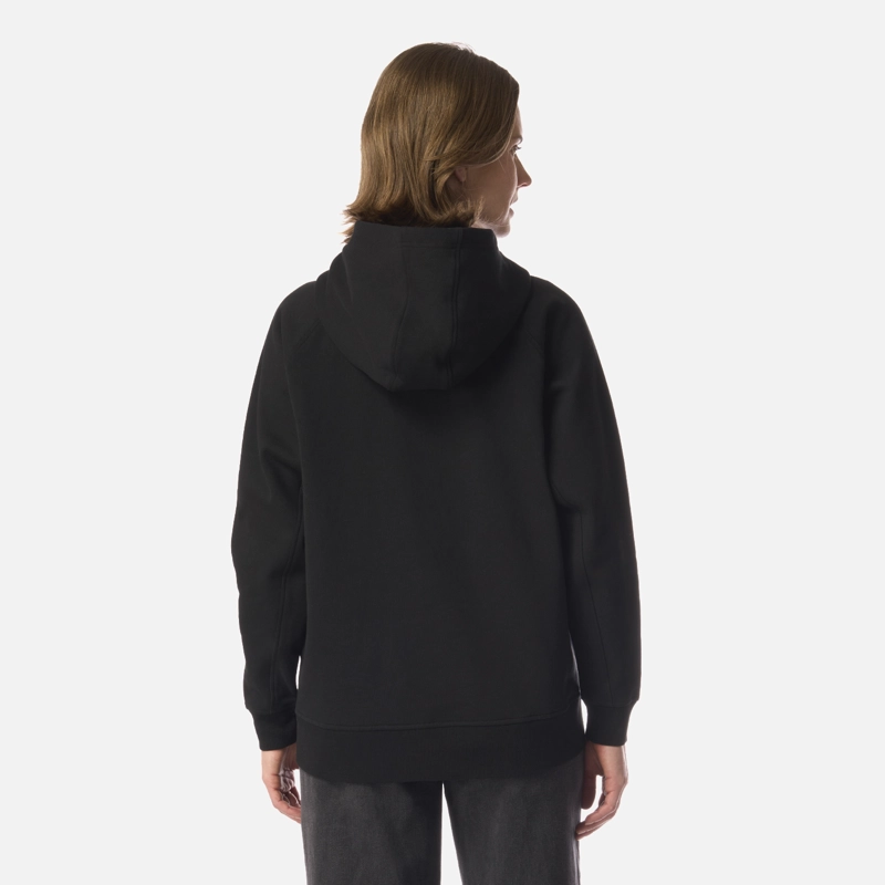 POLERON MUJER INSIGNE HOODY SWEATSHIRT FRONT PRINT NEGRO LIPPI I26 - 3