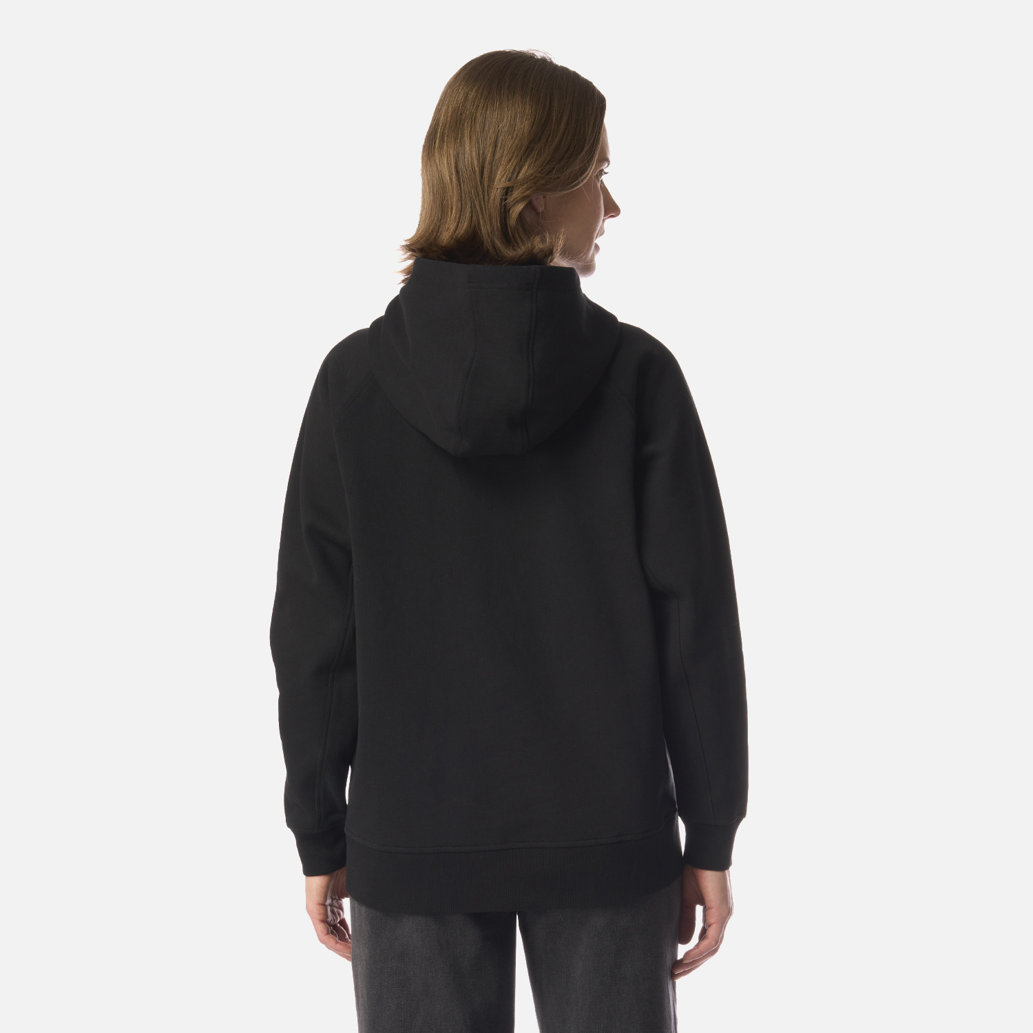 POLERON MUJER INSIGNE HOODY SWEATSHIRT FRONT PRINT NEGRO LIPPI I26 - 3