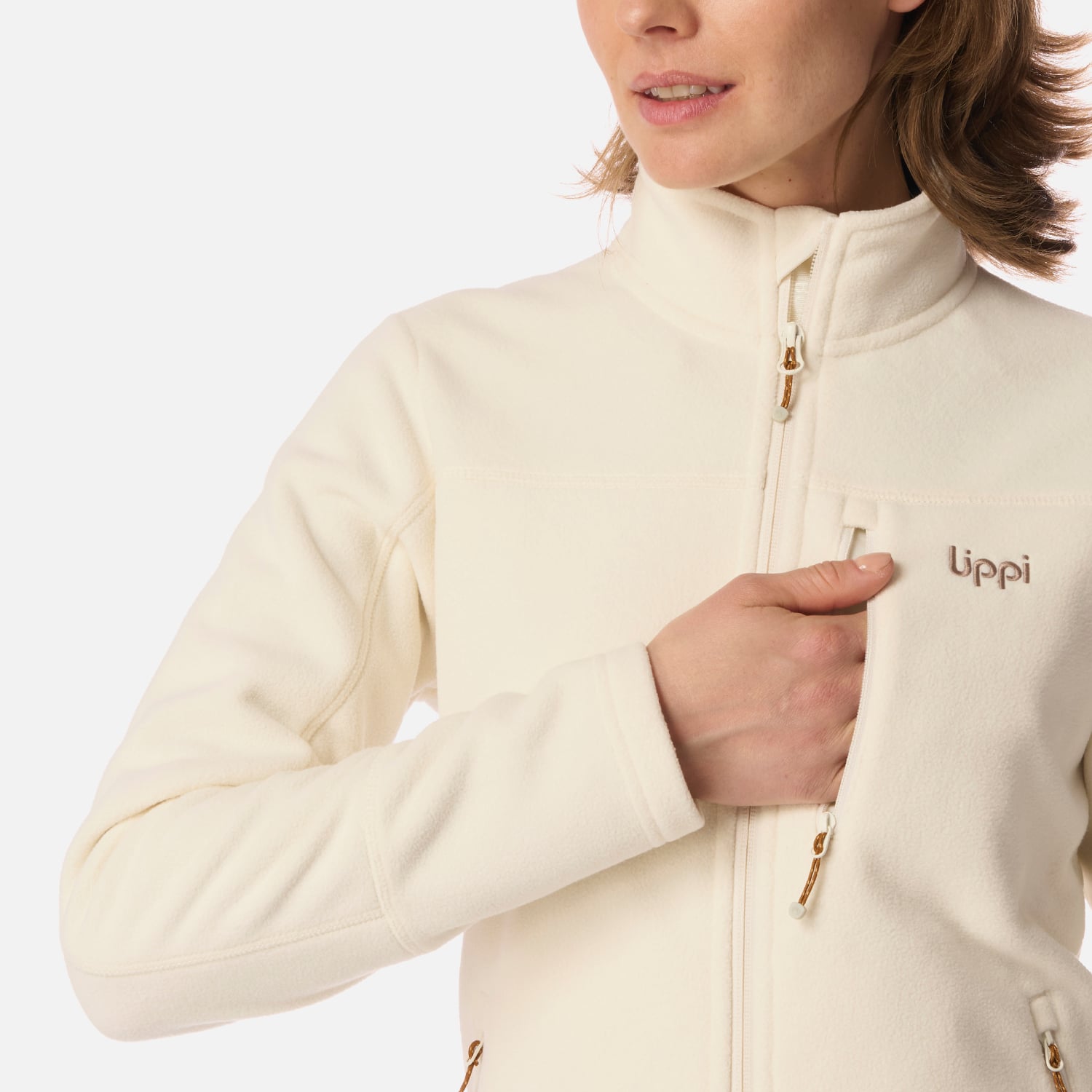 POLAR MUJER PAICAVI THERM-PRO JACKET CREMA LIPPI I26 - 4