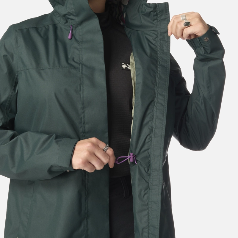 CHAQUETA MUJER KAUAI VERDE BOSQUE HAKA HONU - 8