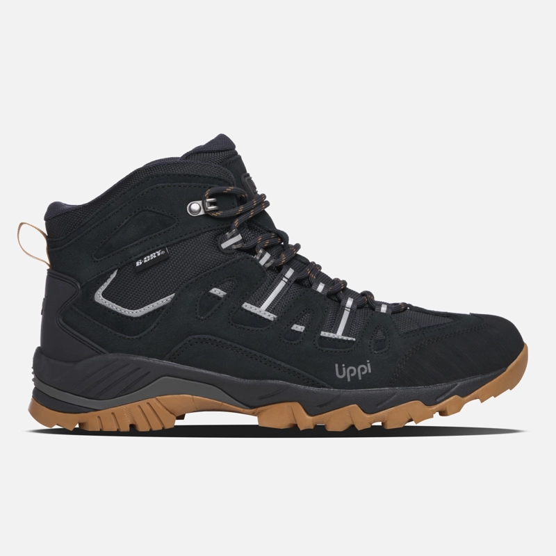 BOTIN HOMBRE PUELO CS HI NEGRO / CAFE LIPPI I26 - 1