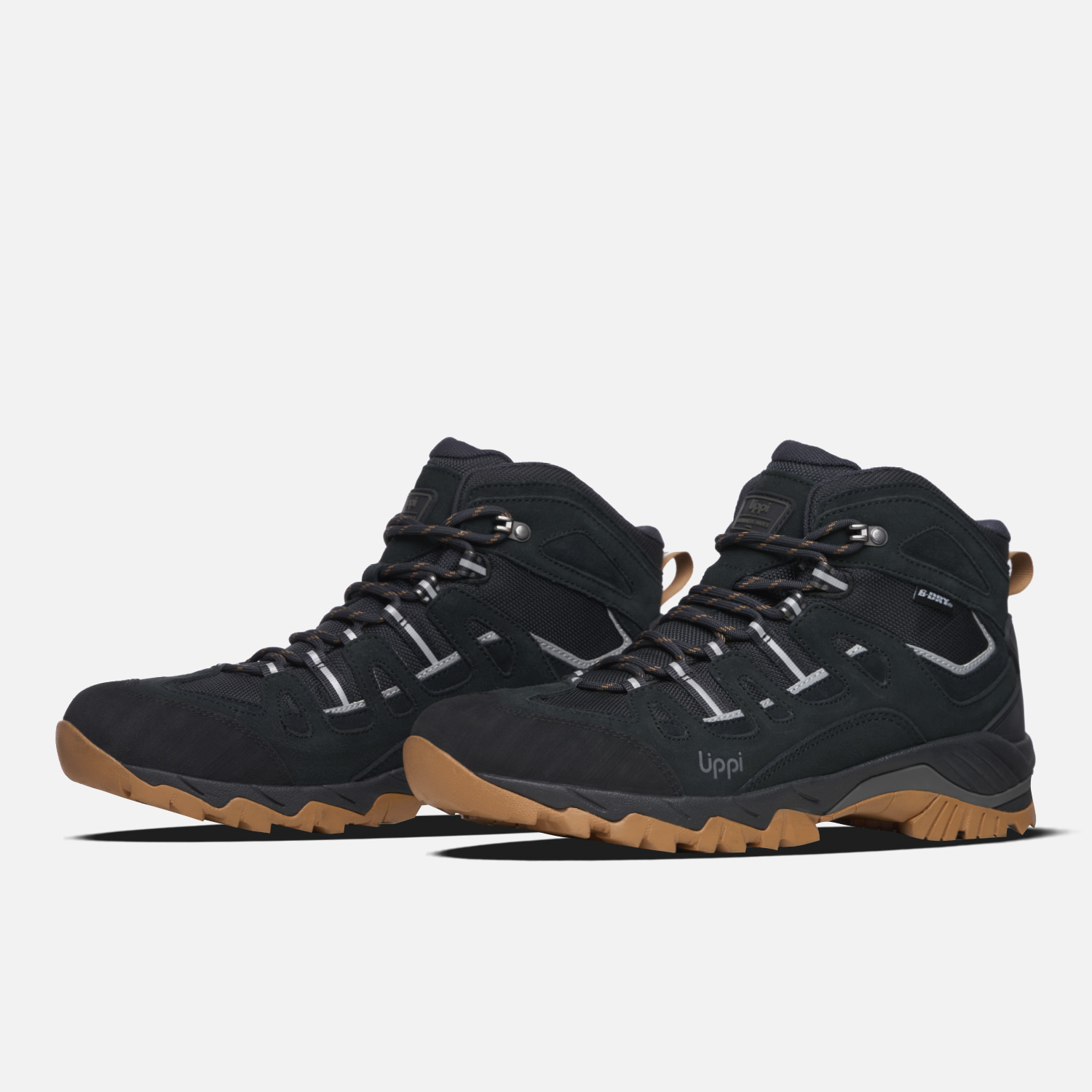 BOTIN HOMBRE PUELO CS HI NEGRO / CAFE LIPPI I26 - 4