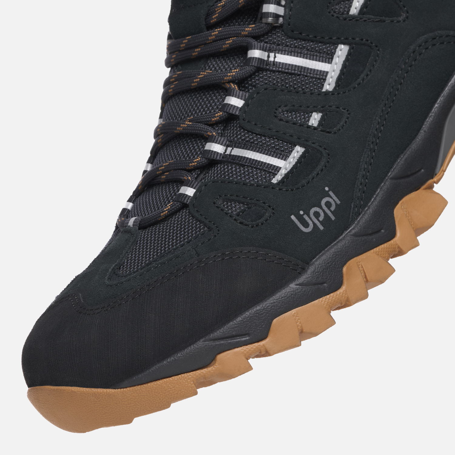 BOTIN HOMBRE PUELO CS HI NEGRO / CAFE LIPPI I26 - 7
