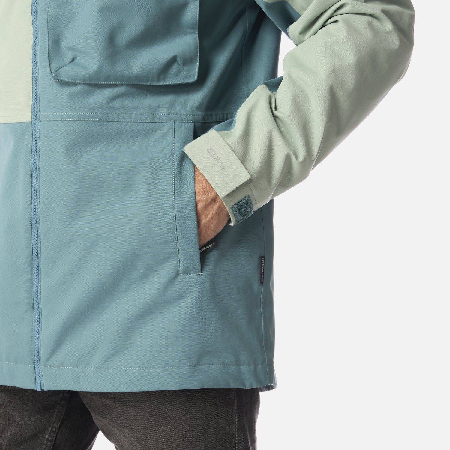 CHAQUETA HOMBRE CITIZEN WARM B-DRY HOODY JACKET PETROLEO LIPPI I26 - 6
