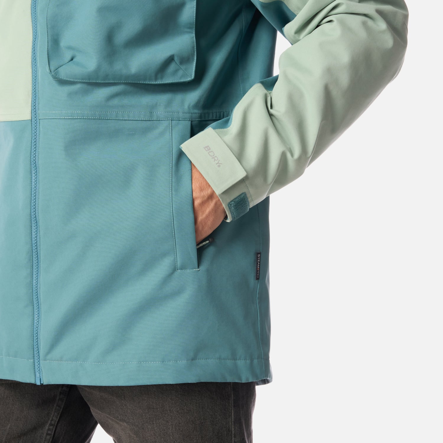 CHAQUETA HOMBRE CITIZEN WARM B-DRY HOODY JACKET PETROLEO LIPPI I26 - 6