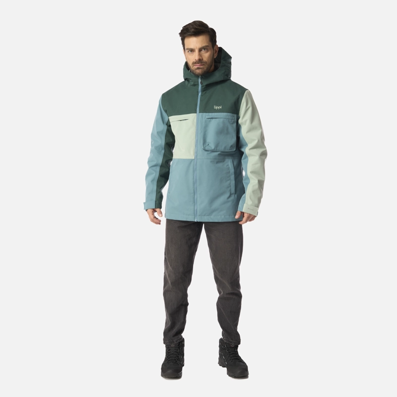 CHAQUETA HOMBRE CITIZEN WARM B-DRY HOODY JACKET PETROLEO LIPPI I26 - 8