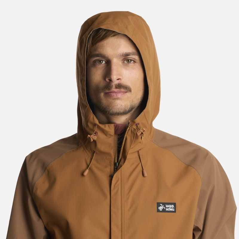 CHAQUETA HOMBRE VIENTO NORTE MOSTAZA HAKA HONU I26 - 4