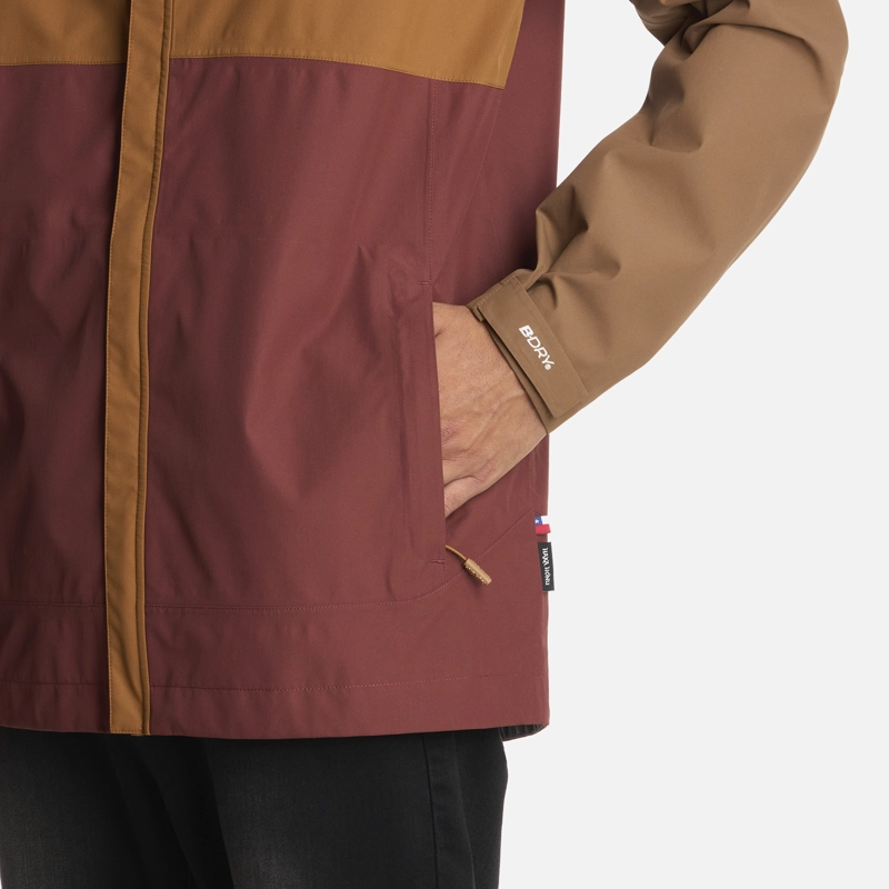 CHAQUETA HOMBRE VIENTO NORTE MOSTAZA HAKA HONU I26 - 5