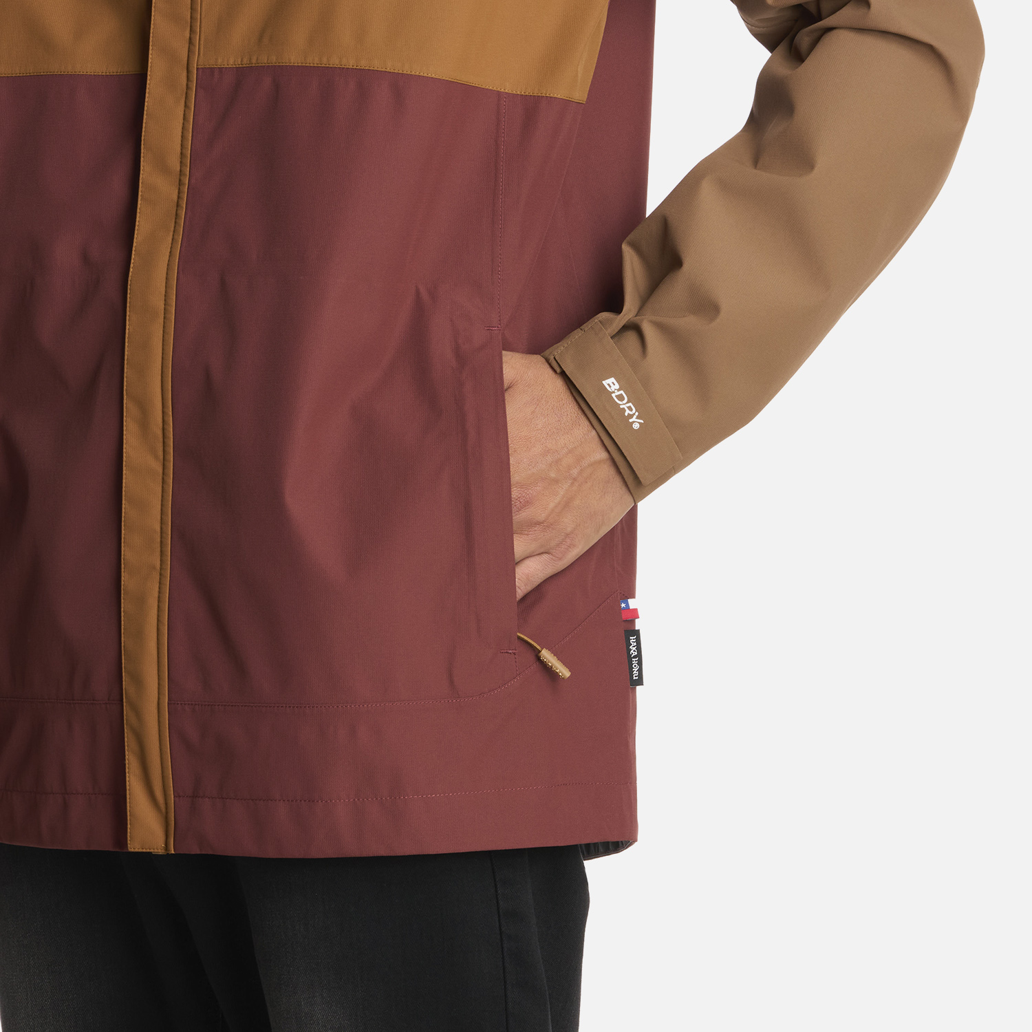 CHAQUETA HOMBRE VIENTO NORTE MOSTAZA HAKA HONU I26 - 5