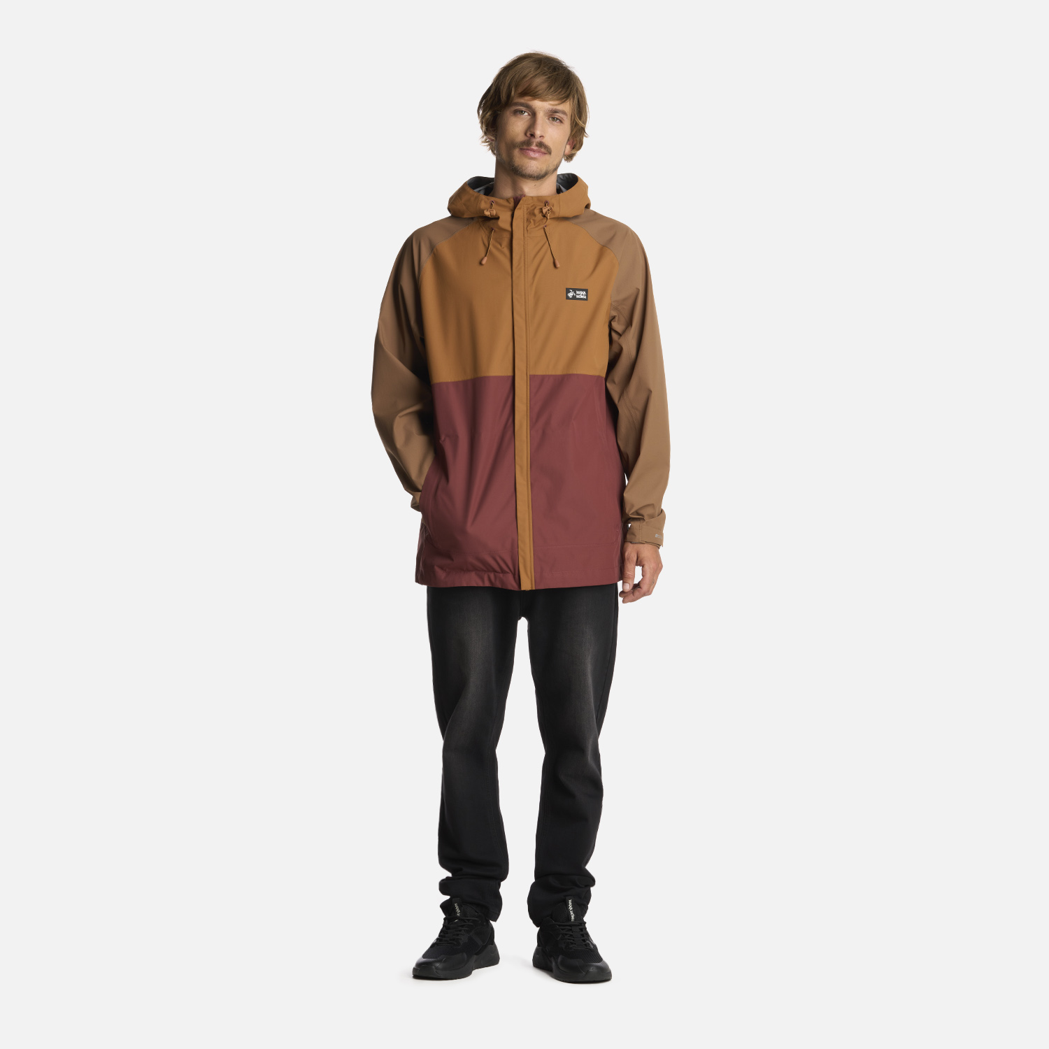 CHAQUETA HOMBRE VIENTO NORTE MOSTAZA HAKA HONU I26 - 7